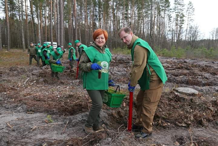 Голова обласної ради взяв участь у висадці лісу на території Ігнатпільського лісництва