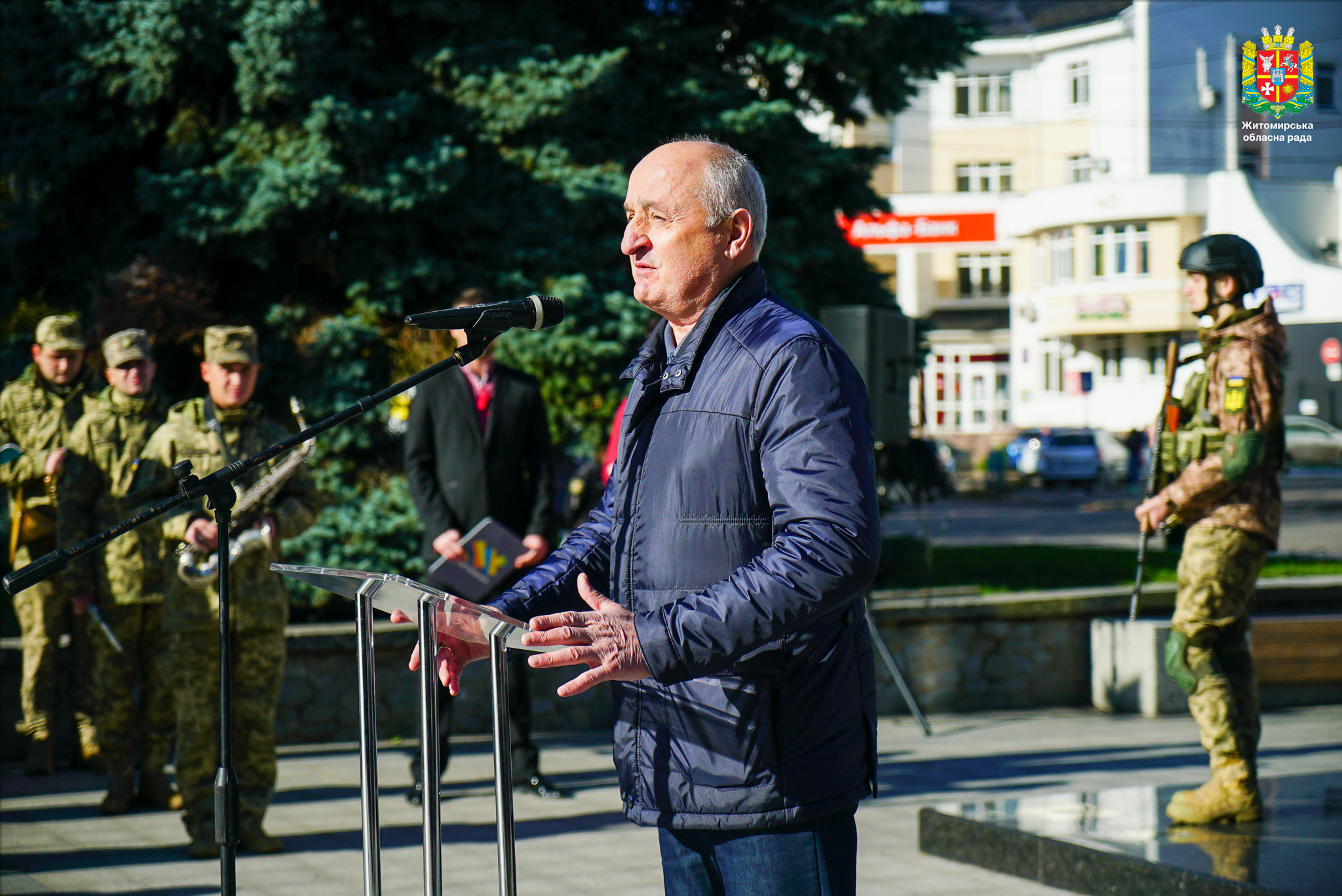 Володимир Ширма взяв участь в урочистостях з нагоди Дня захисників та захисниць України