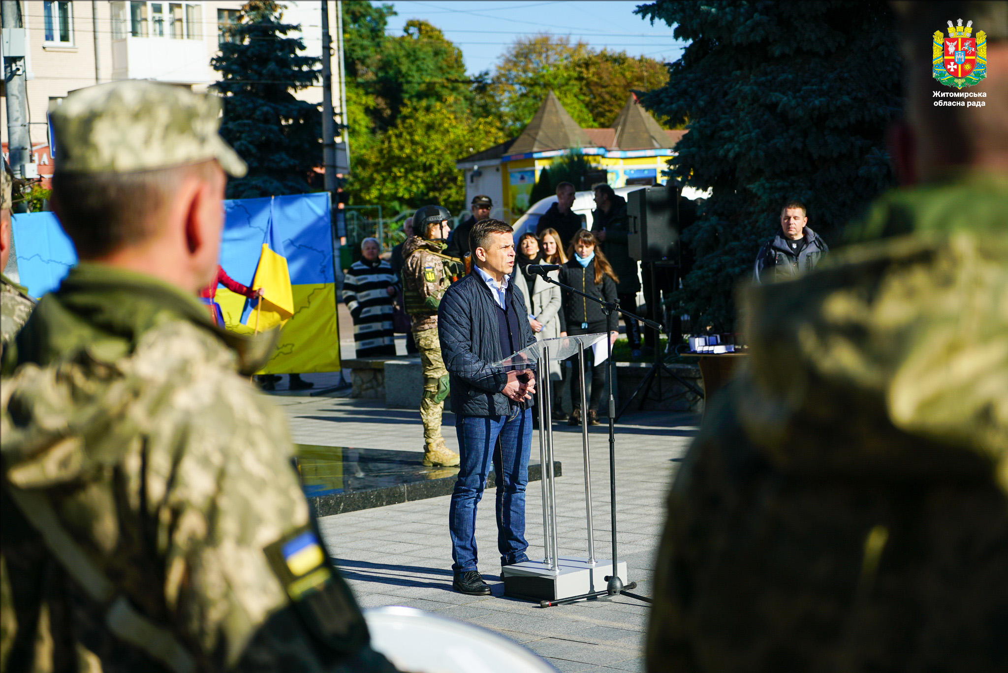 Володимир Ширма взяв участь в урочистостях з нагоди Дня захисників та захисниць України