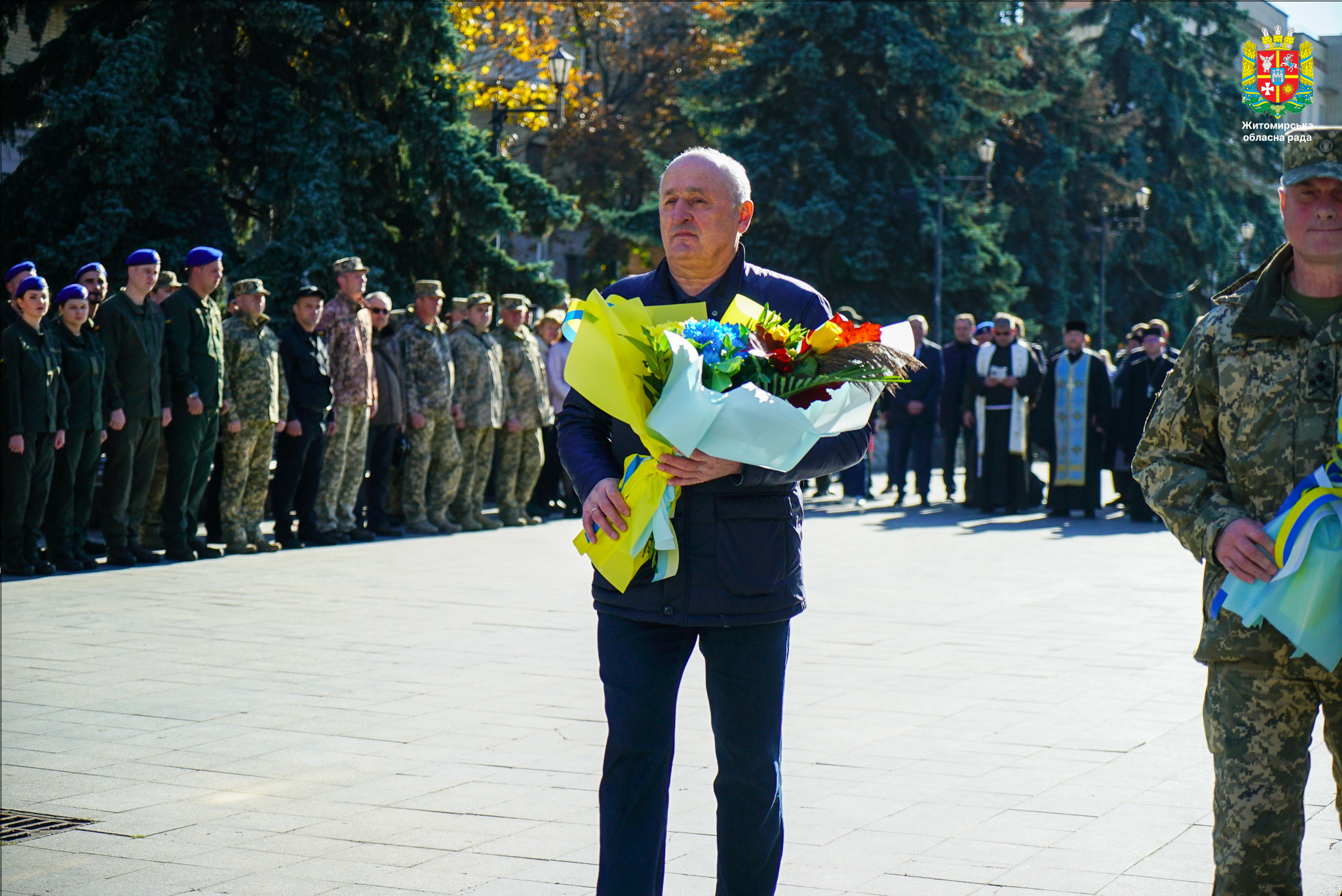 Володимир Ширма взяв участь в урочистостях з нагоди Дня захисників та захисниць України