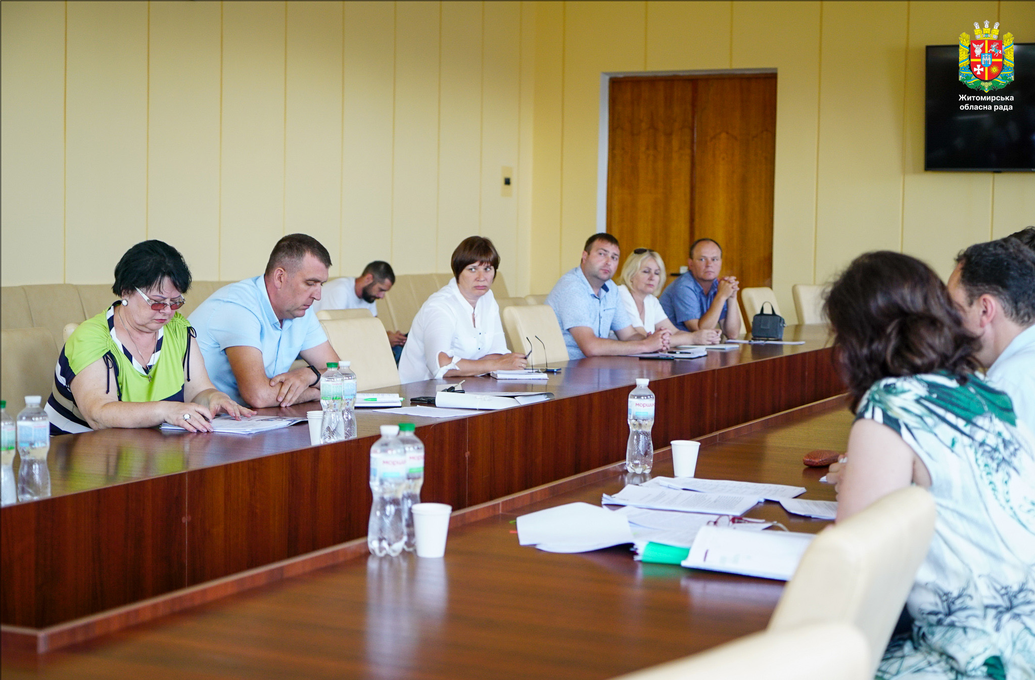 У Житомирській обласній раді відбулась робоча нарада щодо передачі цілісних майнових комплексів закладів професійної (професійно-технічної) освіти з державної у спільну власність територіальних громад, сіл, селищ, міст Житомирської області. 