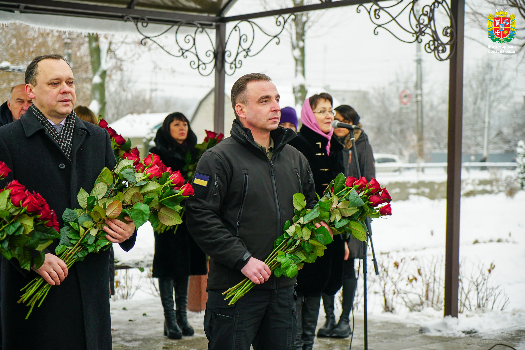 У Житомирі покладанням квітів вшанували пам'ять загиблих військовослужбовців Десантно-штурмових військ