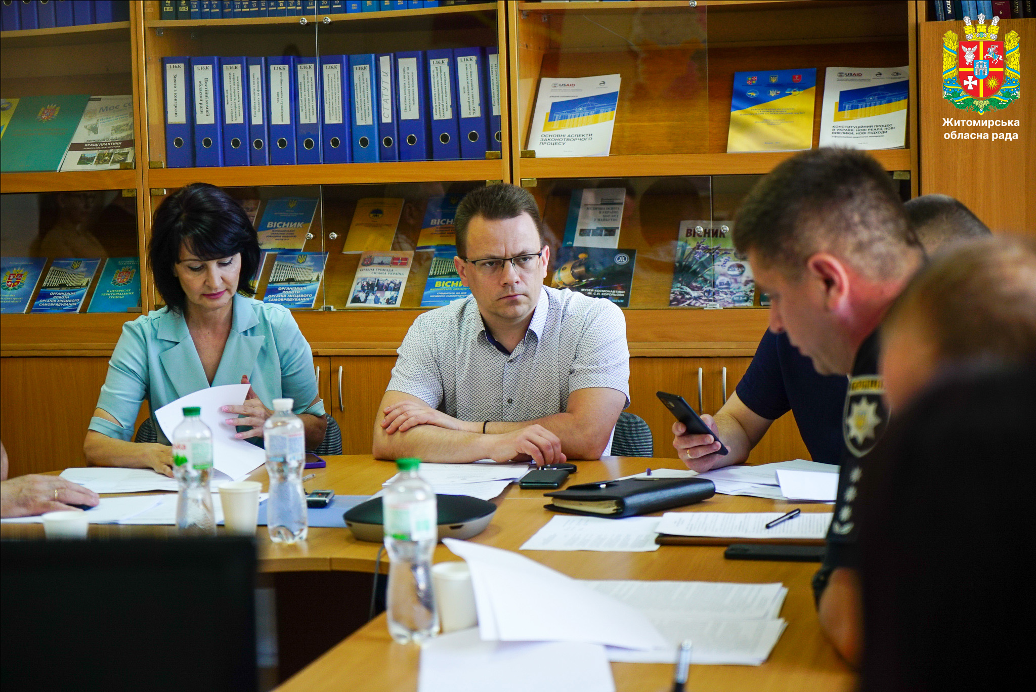 В обласній раді відбулось засідання постійної комісії з питань регламенту, депутатської діяльності, місцевого самоврядування, законності, правопорядку та антикорупційної діяльності 