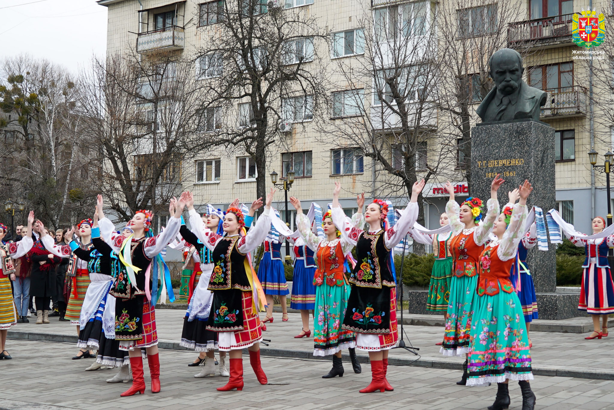 У Житомирі вшанували пам'ять Тараса Шевченка