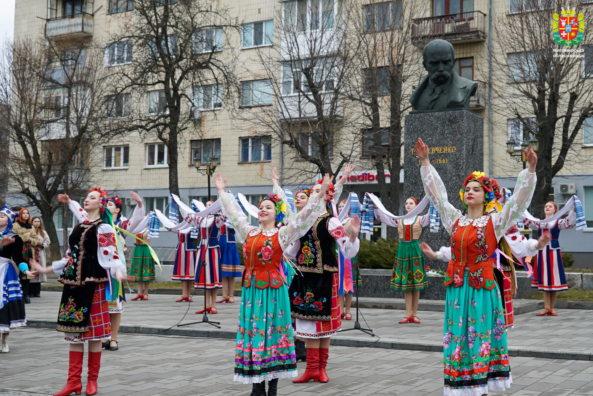 У Житомирі вшанували пам'ять Тараса Шевченка