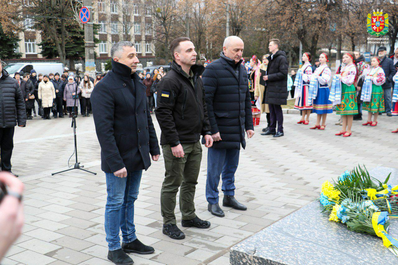 У Житомирі вшанували пам'ять Тараса Шевченка