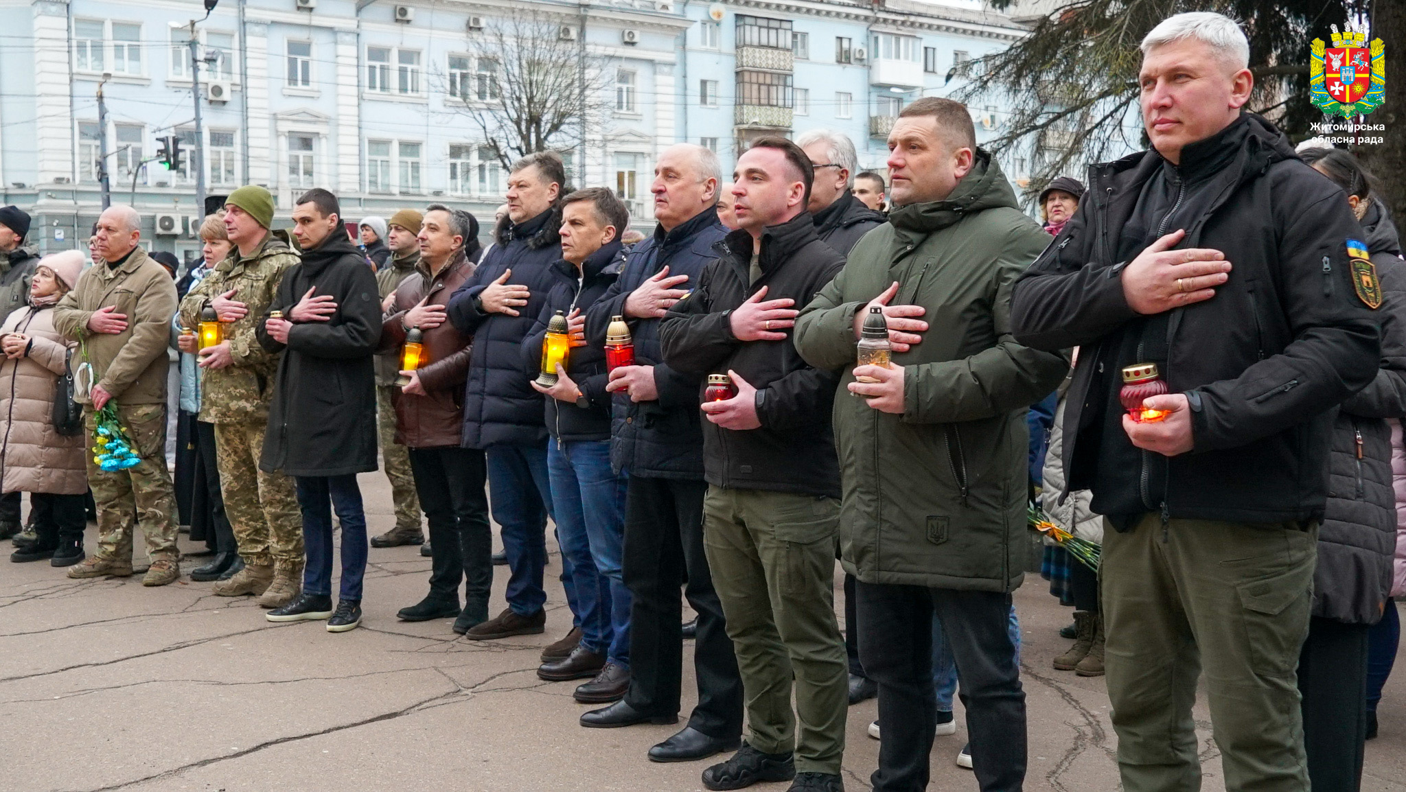 У Житомирі вшанували Героїв Небесної Сотні