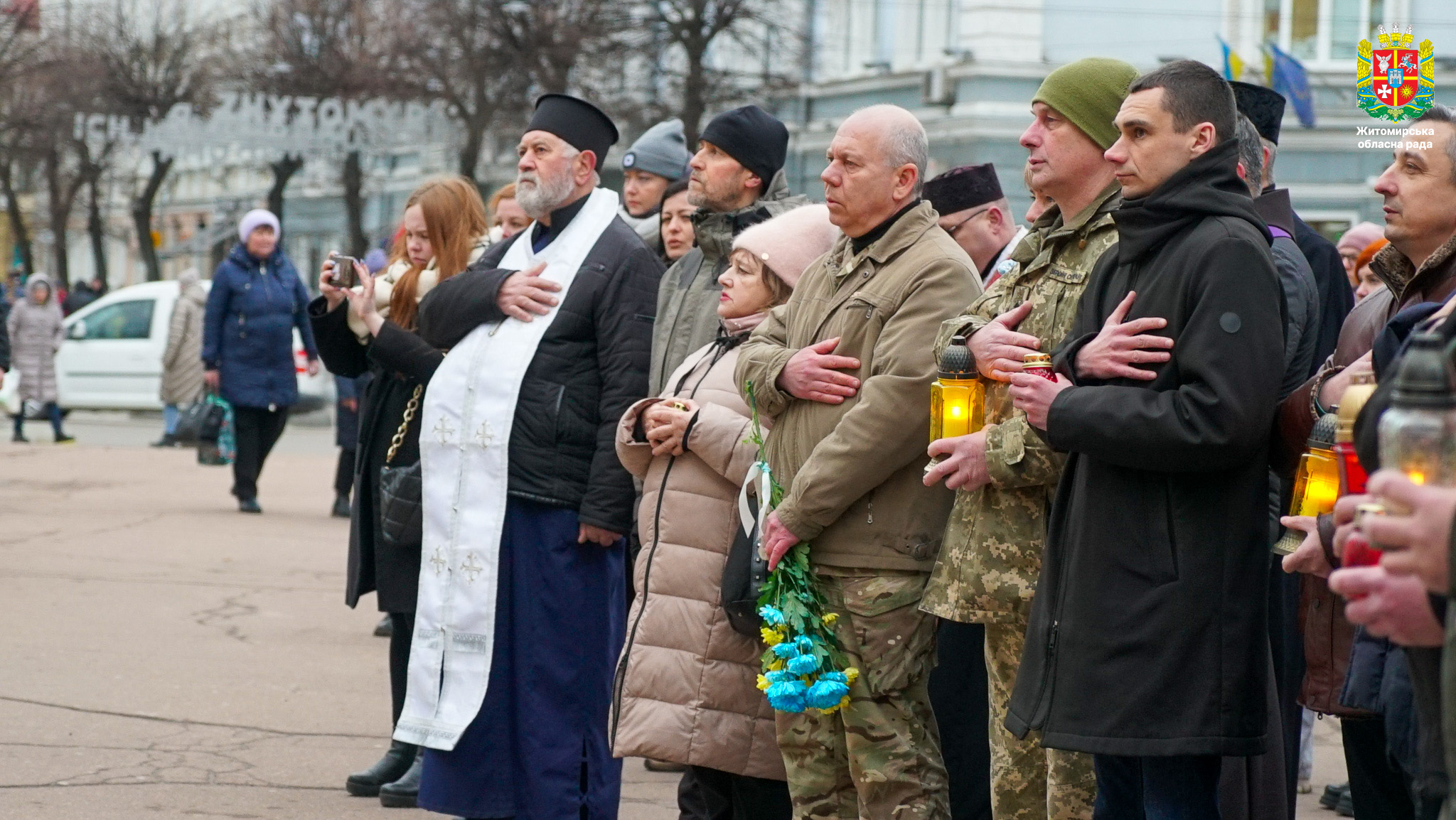 У Житомирі вшанували Героїв Небесної Сотні