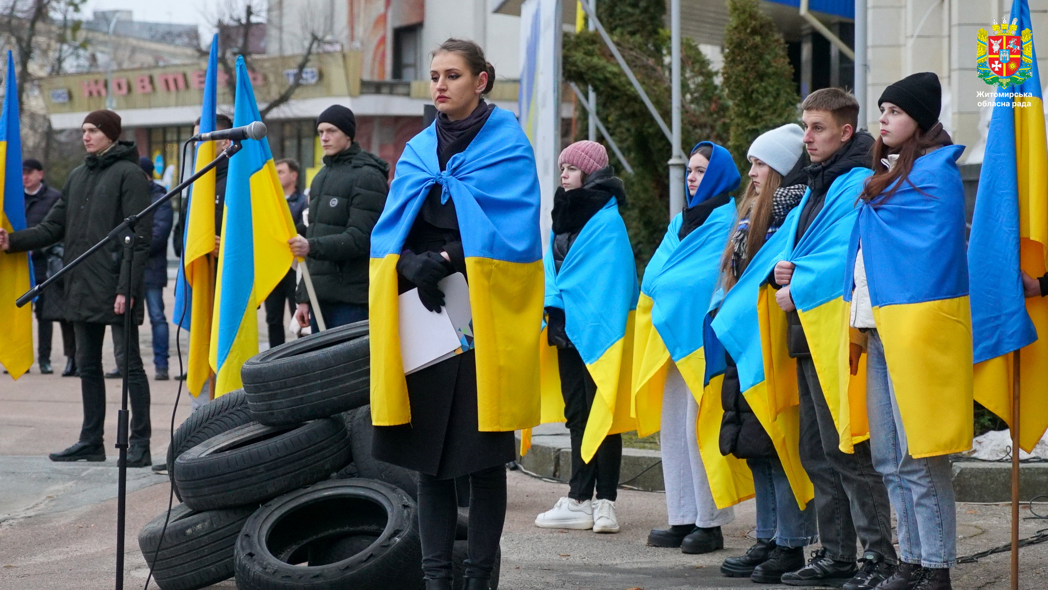 У Житомирі вшанували Героїв Небесної Сотні