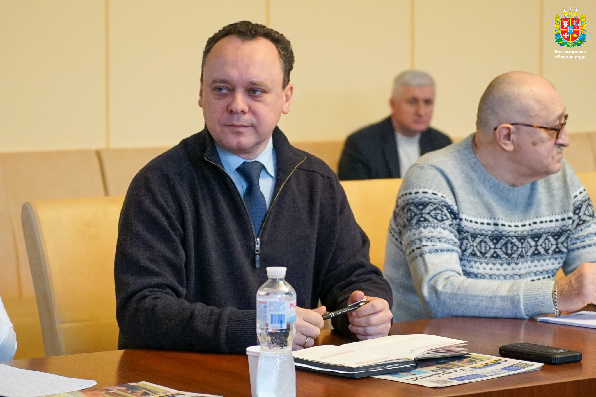 Заступник голови Житомирської обласної ради Володимир Ширма провів робочу зустріч з керівниками та представниками друкованих районних газет Житомирщини.