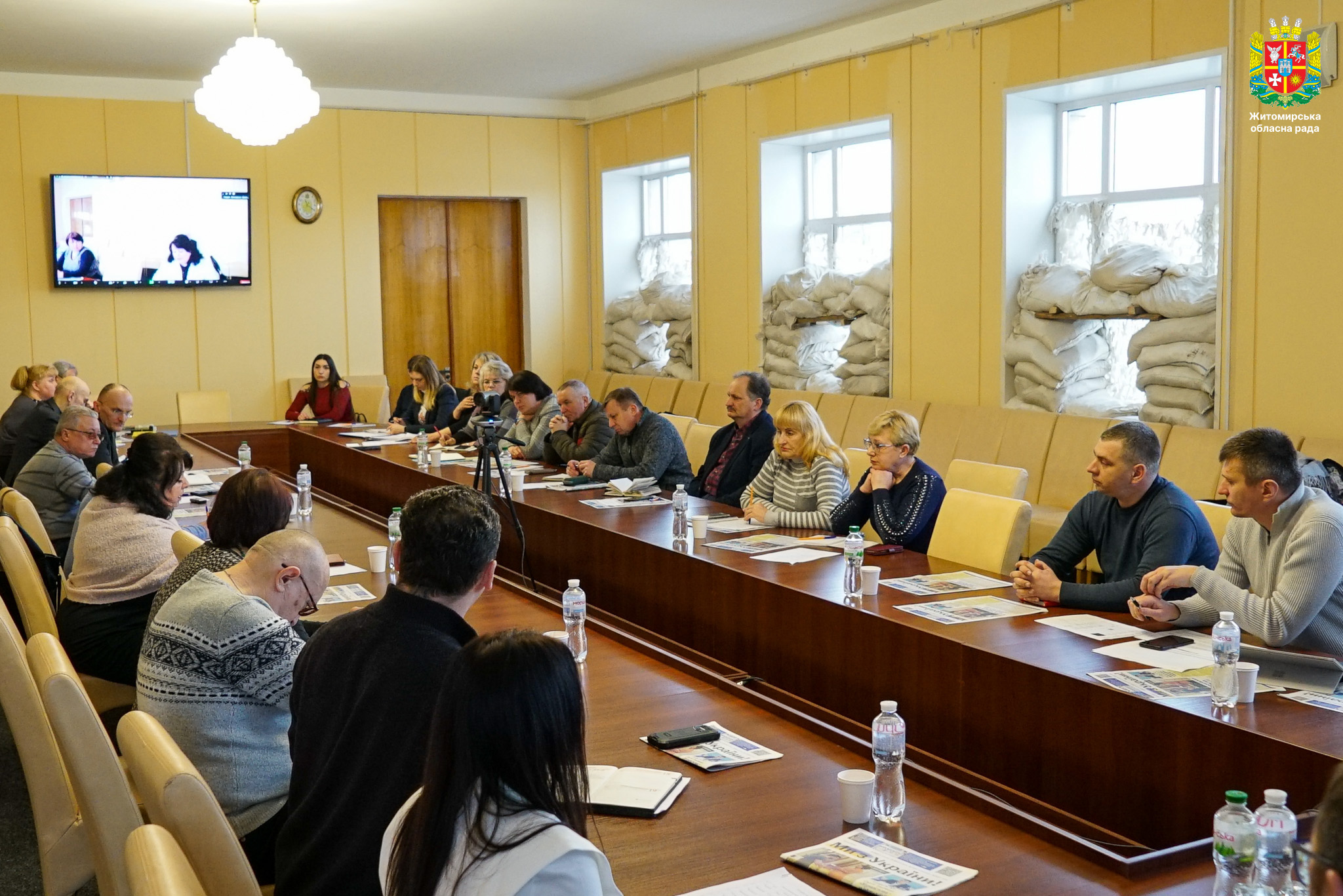 Заступник голови Житомирської обласної ради Володимир Ширма провів робочу зустріч з керівниками та представниками друкованих районних газет Житомирщини.