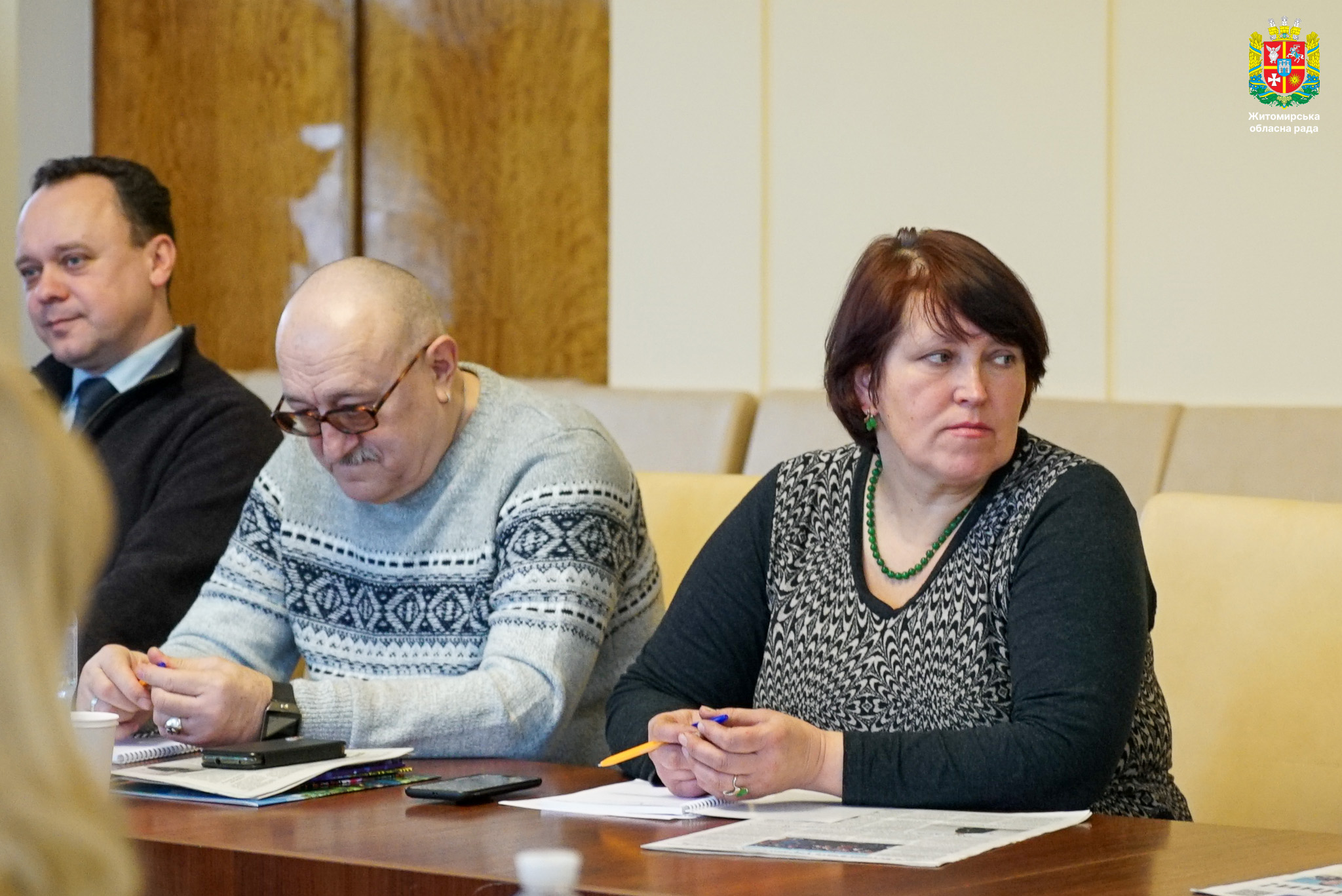 Заступник голови Житомирської обласної ради Володимир Ширма провів робочу зустріч з керівниками та представниками друкованих районних газет Житомирщини.