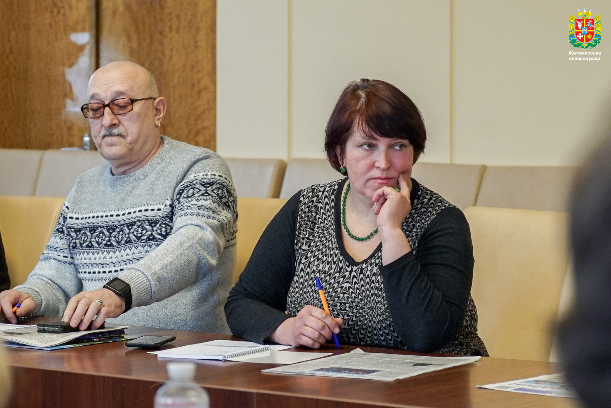 Заступник голови Житомирської обласної ради Володимир Ширма провів робочу зустріч з керівниками та представниками друкованих районних газет Житомирщини.