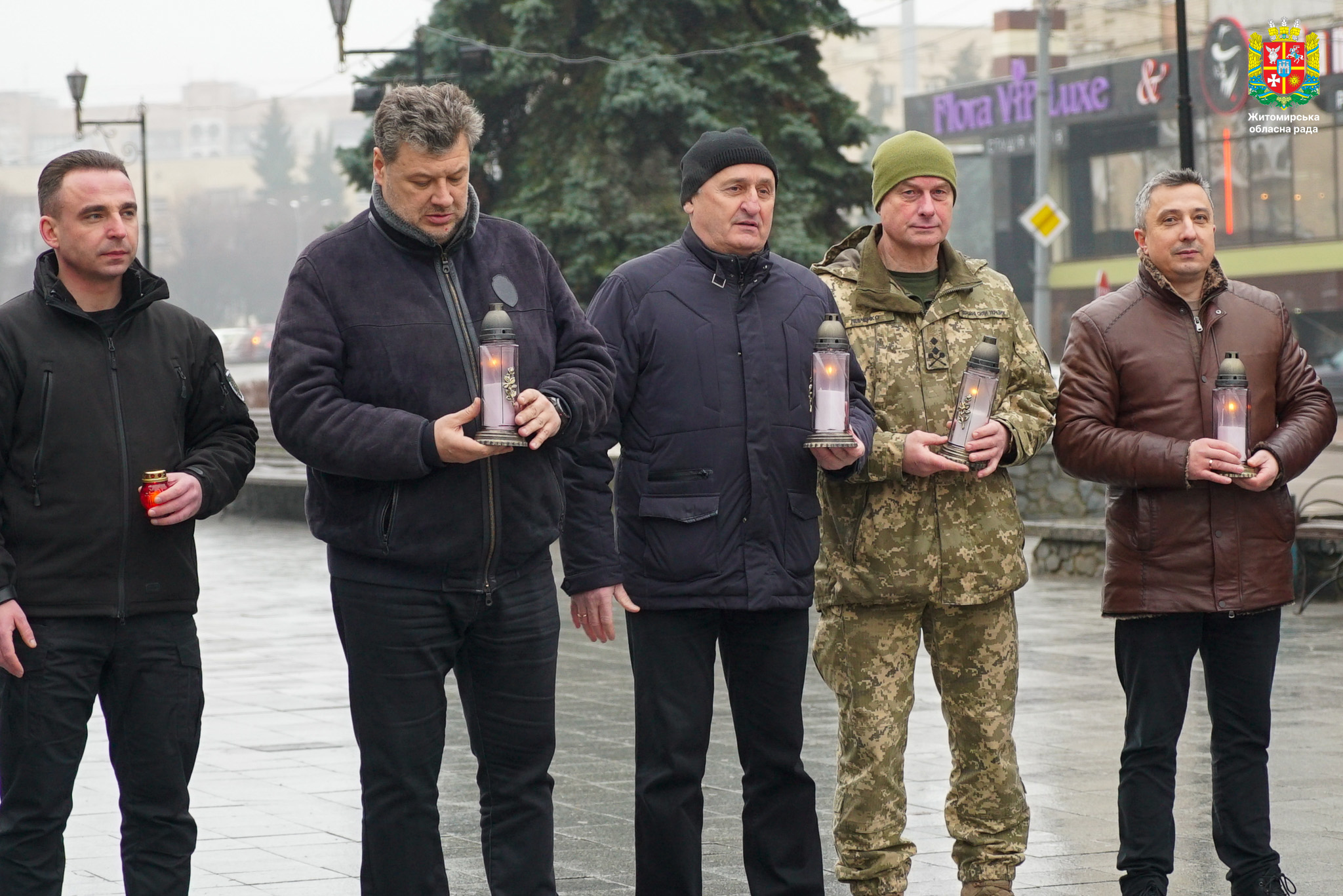 У Житомирі відбулись заходи з нагоди Дня Соборності України та Дня пам'яті захисників Донецького аеропорту