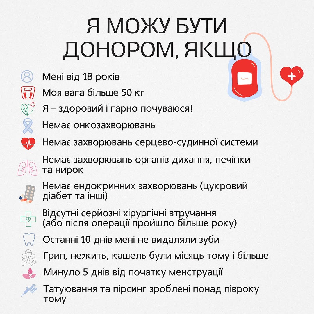 Житомирський обласний центр крові продовжує виїзди до громад області для забору крові