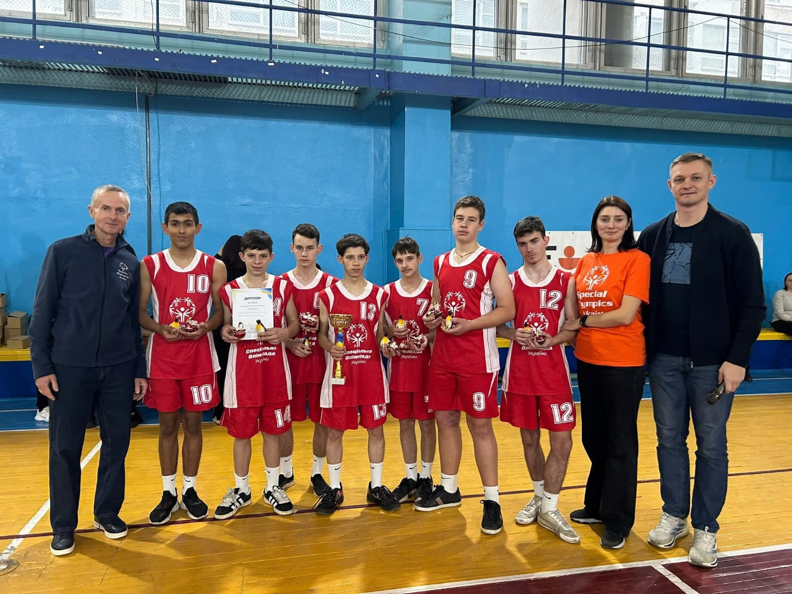Спортсмени Житомирщини вибороли золоті медалі на Відкритих змаганнях Спеціальної Олімпіади України з баскетболу