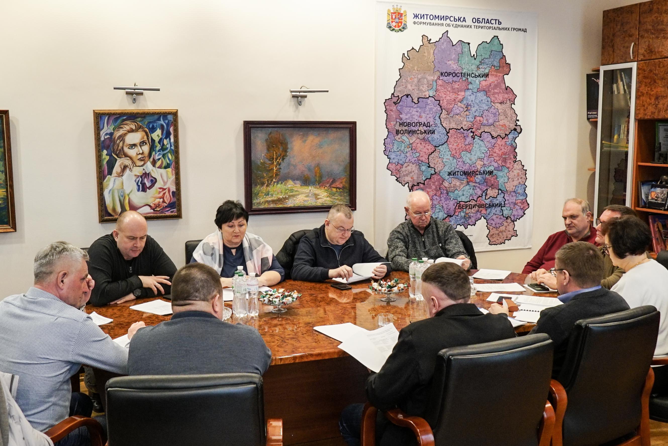 У Житомирській обласній раді обговорили кадрові питання та питання щодо розвитку медичної мережі області