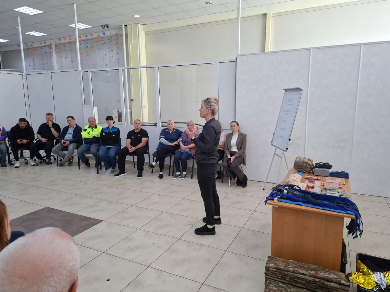 Фахівці Центру підготовки громадян до національного спротиву провели навчання з домедичної допомоги