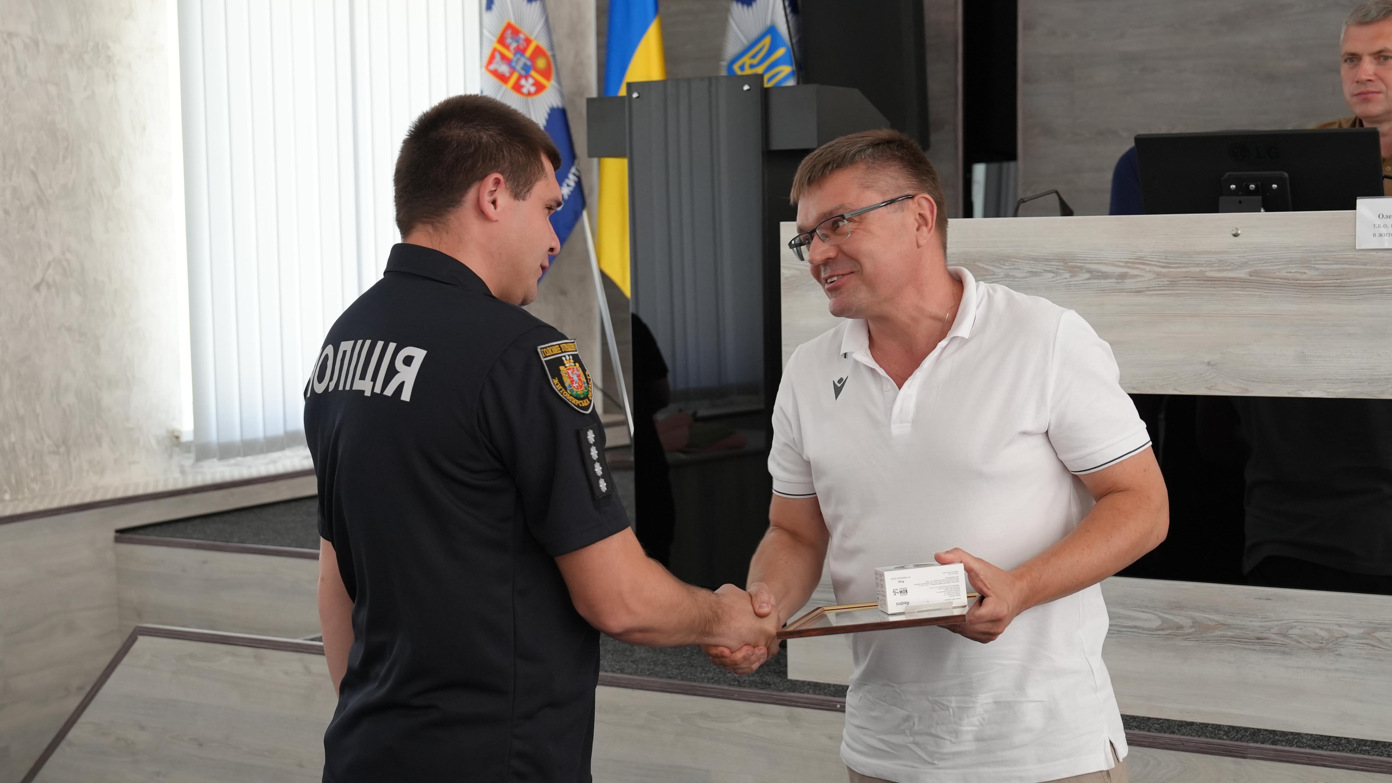Валерій Прокопчук привітав слідчих Житомирщини з професійним святом