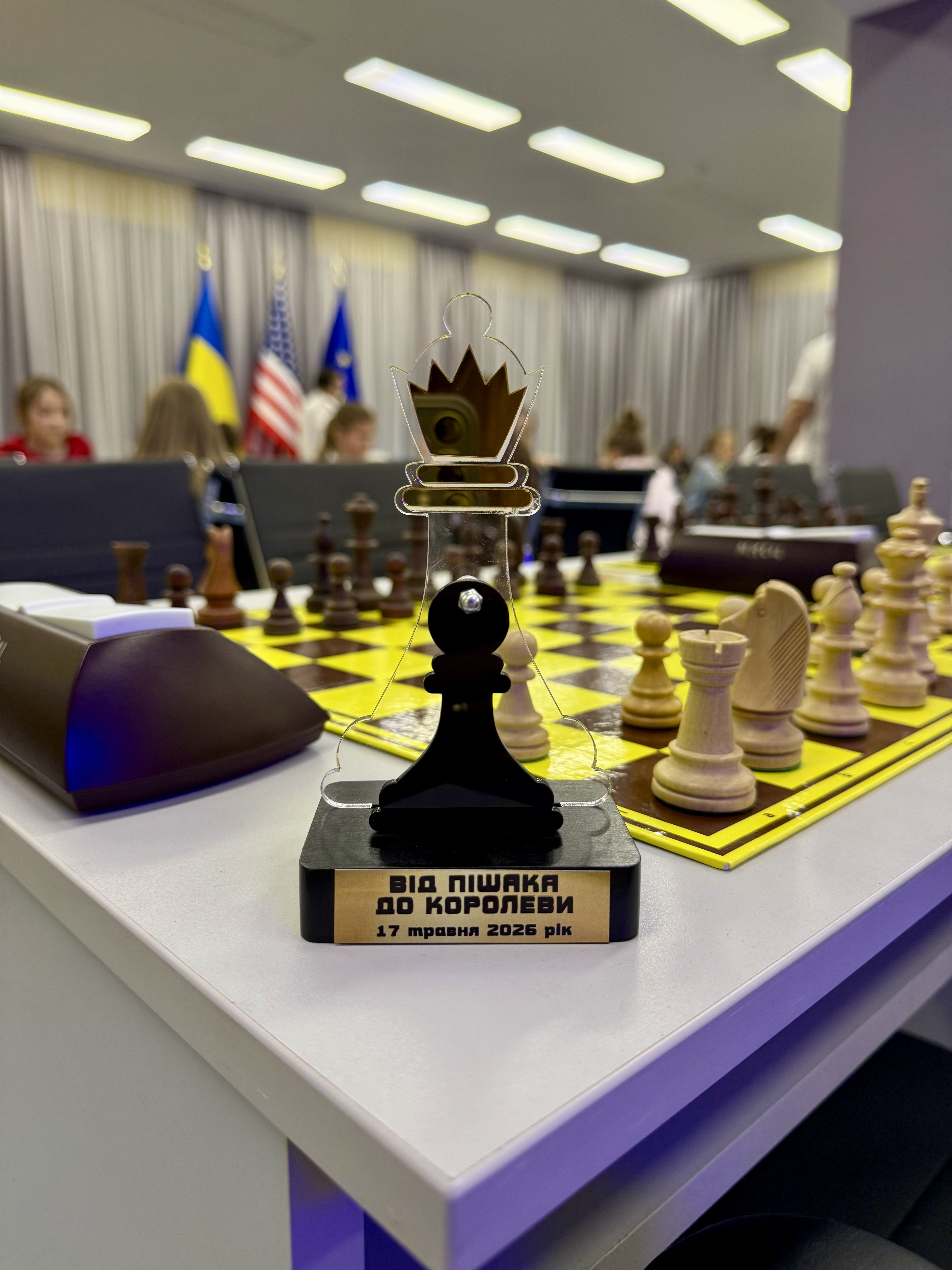 За ініціативи Людмили Кицак відбувся інтелектуальний захід на підтримку розвитку дівчат у шахах та STEM-освіті