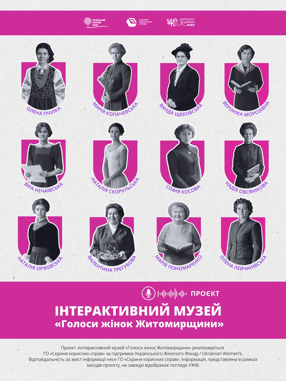 У Житомирі презентували результати проєкту «Інтерактивний музей “Голоси жінок Житомирщини”»